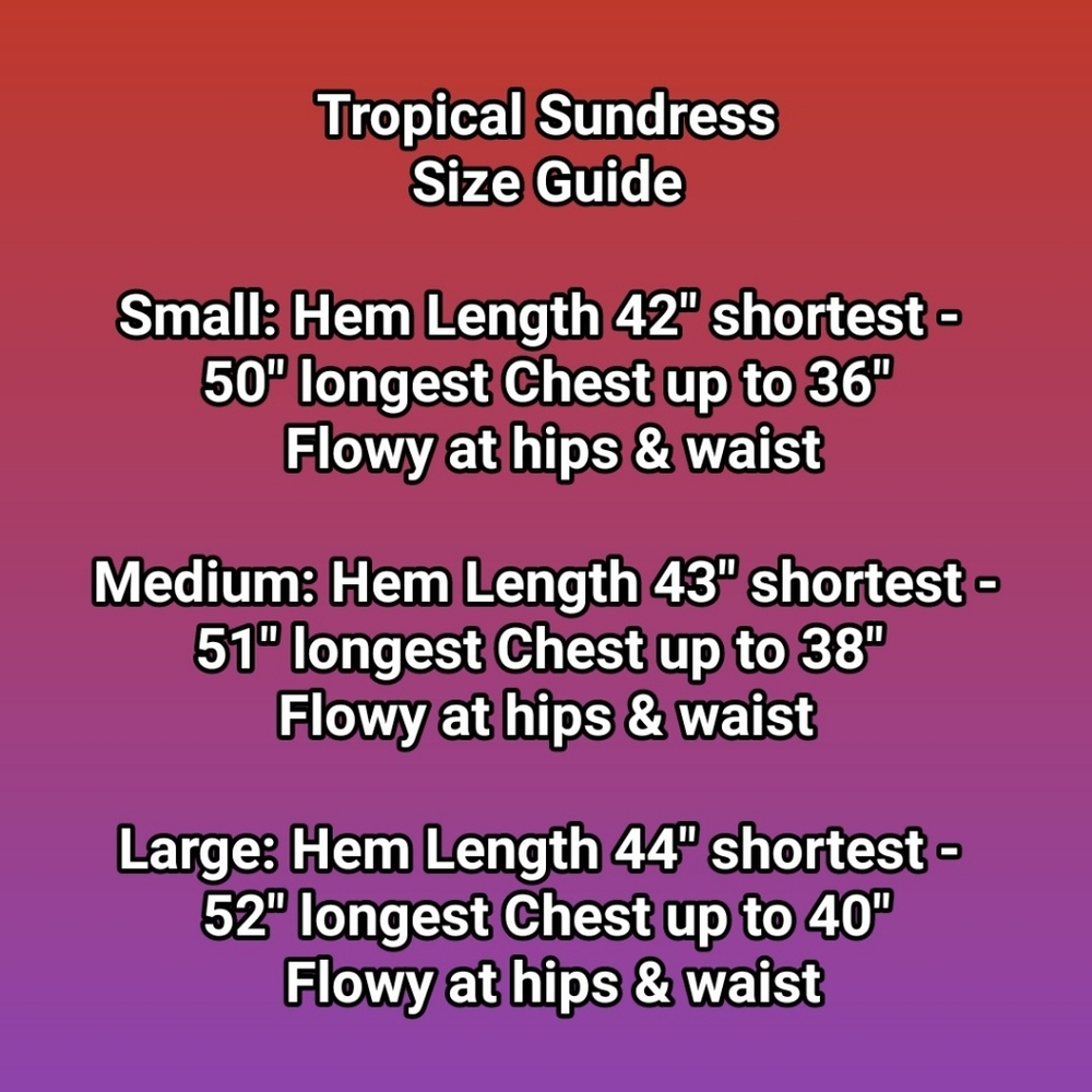 Tropical Sundress Floral Dress Summer Vacation NEW - Picture 5 of 10
